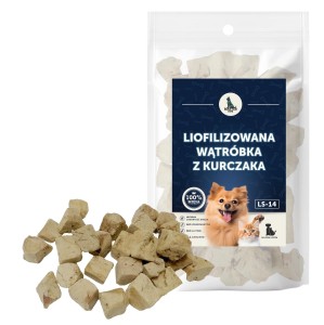 PRZYSMAK DLA PSA KOTA Liofilizowana wątróbka z kurczaka 40g MASTER DOG