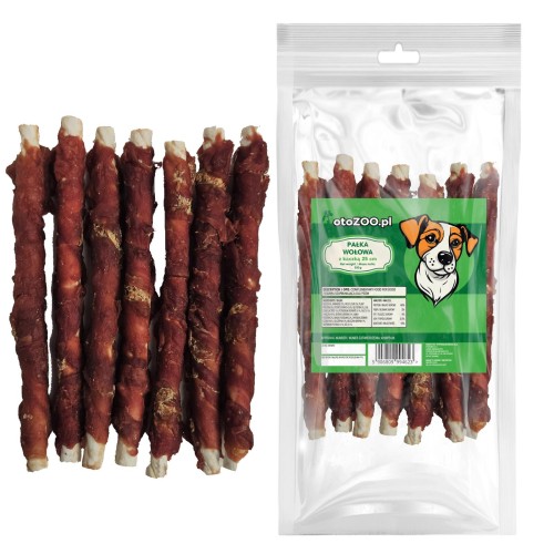 PRZYSMAK DLA PSA PAŁKA GRYZAK WOŁOWY Z KACZKĄ 25cm 500G + 10% GRATIS 623