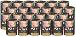 RAFI dla psa PRZEPIÓRKA Z BORÓWKĄ 400G X 24 PAKIET