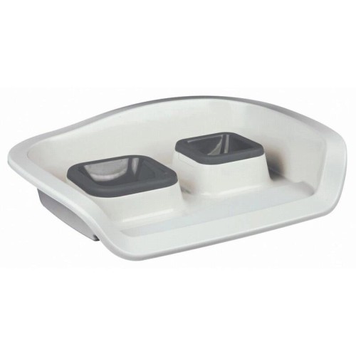 MISKI DLA PSA ZESTAW Z TACĄ PODKŁADKĄ OCHRONNĄ ANTYPOŚLIZGOWĄ