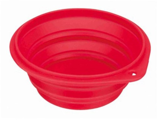 MISKA PODRÓŻNA SILIKONOWA SKŁADANA 1L DLA PSA KOTA TRIXIE