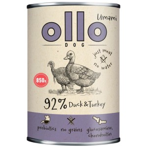 OLLO UMAMI KACZKA I INDYK 850G MOKRA KARMA DLA PSA