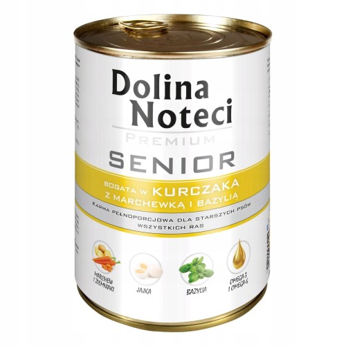 Dolina Noteci PREMIUM Senior Kurczak marchew 400g