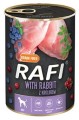 RAFI dla psa KRÓLIK Z BORÓWKĄ 400G X 24 PAKIET 2