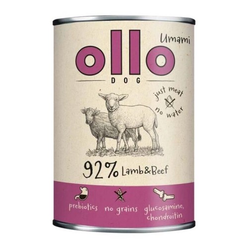 OLLO UMAMI JAGNIĘCINA I WOŁOWINA 400G KARMA MOKRA DLA PSA