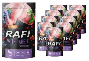 RAFI DLA PSA KRÓLIK Z BORÓWKĄ 500G X10