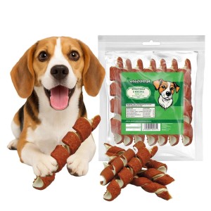 SPRĘŻYNKA Z KACZKĄ PRZYSMAK GRYZAK DLA PSA GRYZAK 500G + 10% GRATIS