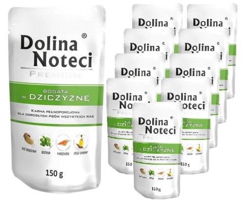 DOLINA NOTECI PREMIUM BOGATA W DZICZYZNĘ 150g x10