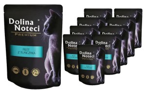 DOLINA NOTECI FILET Z TUŃCZYKA 85G X10 - SUPER PREMIUM Z TAURYNĄ !!