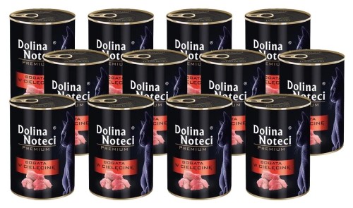 DOLINA NOTECI PREMIUM KOT CIELĘCINA 400G x12