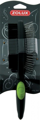 Podwójna szczotka plastikowa duża ZOLUX