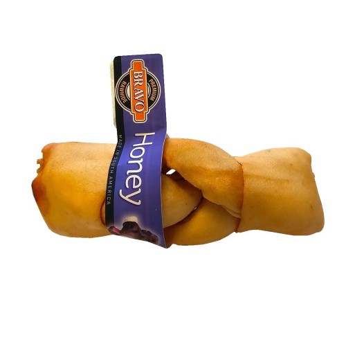 BRAVO Pleciony Patyk 10 cm/ 80 g Miód