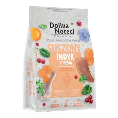 Dolina Noteci Premium Karma suszona dla psa małe rasy indyk z gęsią 3 kg