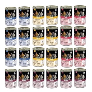 PetRepublic karma mokra dla KOTA KAWAŁKI MIĘSA W SOSIE mix 24X400G