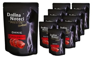 DOLINA NOTECI PREMIUM DANIE Z WOŁOWINY STE 85G X10