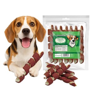 SPRĘŻYNKA Z JAGNIĘCINĄ PRZYSMAK DLA PSA GRYZAK 500G + 10% GRATIS