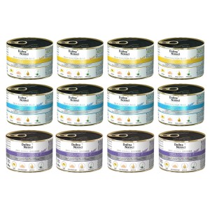Mokra karma dla psa Dolina Noteci Premium mix JUNIOR 12 x 185 g