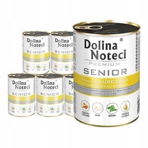 DOLINA NOTECI PREMIUM BOGATA W KURCZAKA 12x 400 g SENIOR
