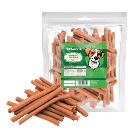 PRZYSMAK DLA PSA KABANOS Z KRÓLIKA 500g + 10% GRATIS