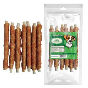 otozoo.pl PRZYSMAK DLA PSA PAŁKA WOŁOWA Z KURCZAKIEM 25cm 550g 616