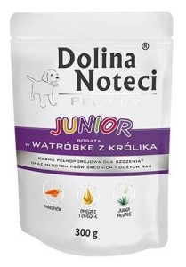 DOLINA NOTECI PREMIUM JUNIOR WĄTRÓBKA KRÓLIKA 300G