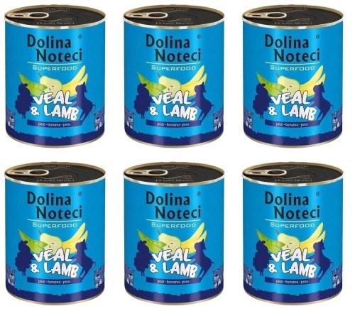 DOLINA NOTECI SUPERFOOD CIELĘCINA JAGNIĘC 800G x6