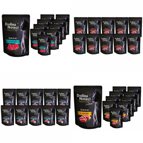 DOLINA NOTECI Premium dla kota MIX SMAKÓW 40x85g