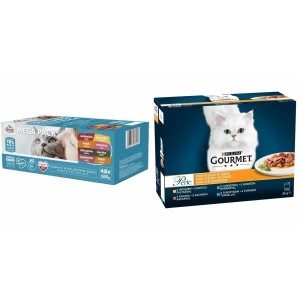 Gourmet Perle Mięsny Duet 12x85g +Frendi 48x 100g