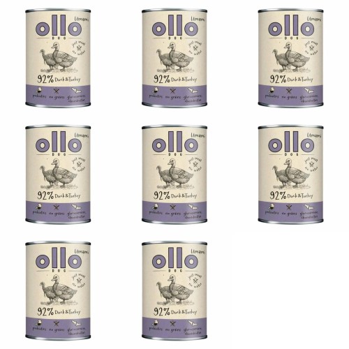 8x OLLO UMAMI KACZKA I INDYK 400G MOKRA KARMA DLA PSA