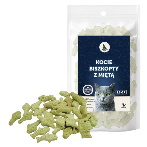 PRZYSMAK DLA KOTA KOCIE BISZKOPTY Z MIĘTĄ 40G MASTER DOG