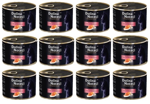 DOLINA NOTECI PREMIUM KOT ŁOSOŚ 185G x12
