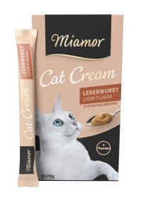 MIAMOR CAT SNACK PASTA Z WĄTRÓBKĄ DLA KOTA 6X15G