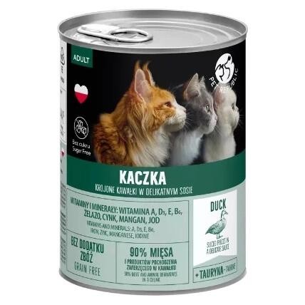 Pet Republic Mokra Karma dla Kota Kaczka Sos 400g