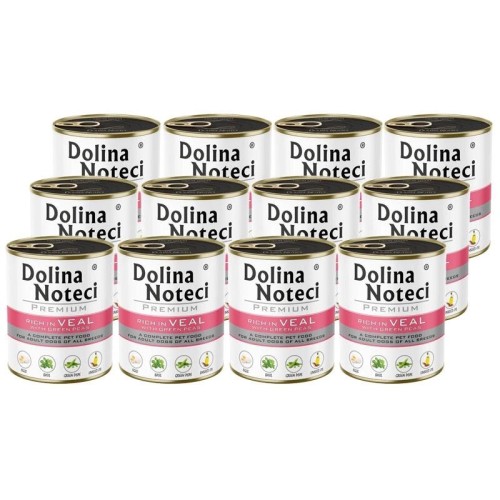 DOLINA NOTECI PREMIUM BOGATA W CIELĘCINĘ 800g x12