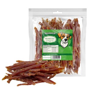 PRZYSMAK DLA PSA - Miękkie paski z kaczki NATURALNE OTOZOO 500G +10% GRATIS