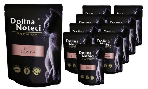DOLINA NOTECI FILET Z ŁOSOSIA 85G- SUPER PREMIUM Z TAURYNĄ !!
