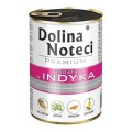 Mokra karma dla psa Dolina Noteci Premium bogata w indyka 24 x 400 g 2