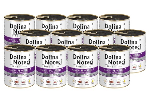 DOLINA NOTECI PREMIUM BOGATA W KRÓLIKA 800g x12