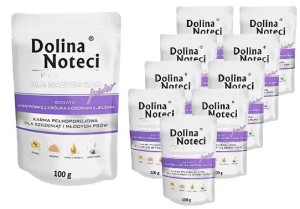 DOLINA NOTECI JUNIOR WĄTRÓBKA KRÓLIKA 100G x10
