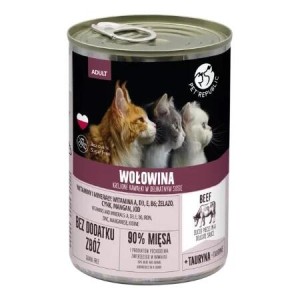 PetRepublic karma mokra dla KOTA KAWAŁKI MIĘSA W SOSIE wołowina 400G