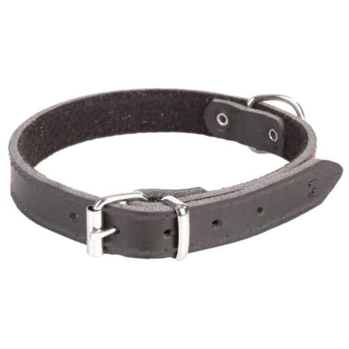 Obroża dla psa skórzana czarna Dingo r. XL 44-55cm szer. 3cm