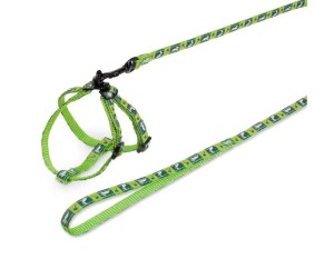 NOBBY SZELKI + SMYCZ DLA KRÓLIKA zielone ZESTAW