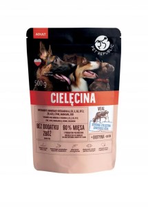 Pet Republic karma mokra dla psa cielęcina w sosie 500g