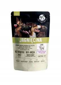 Pet Republic karma mokra dla psa siekana jagnięcina w sosie 500g