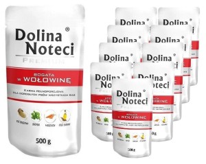 DOLINA NOTECI PREMIUM BOGATA W WOŁOWINĘ 500g x10