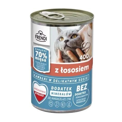 FRENDI Mokra karma dla kota ŁOSOŚ 400g