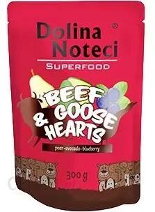 DOLINA NOTECI SUPERFOOD WOŁOWINA SERCA GĘS 300G
