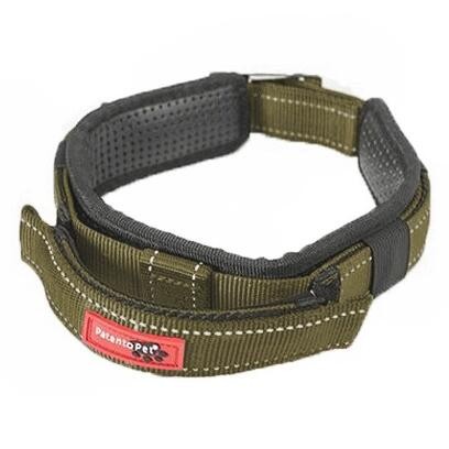 Patento Pet Obroża dla psa dużego SPORT XL OLIWKOWA