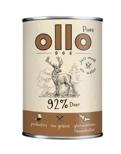 OLLO PURE JELEŃ 400G KARMA MOKRA DLA PSA