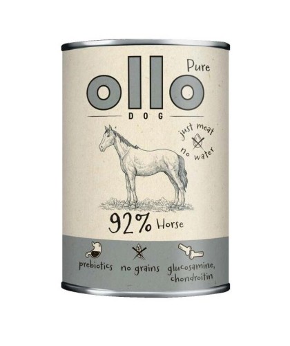 OLLO PURE KOŃ KONINA 400g mokra karma dla psa z koniną